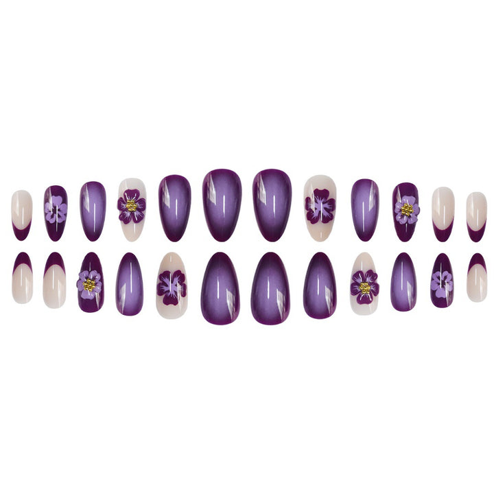 Floral 3D Press-On Nail Extensions Stornfield