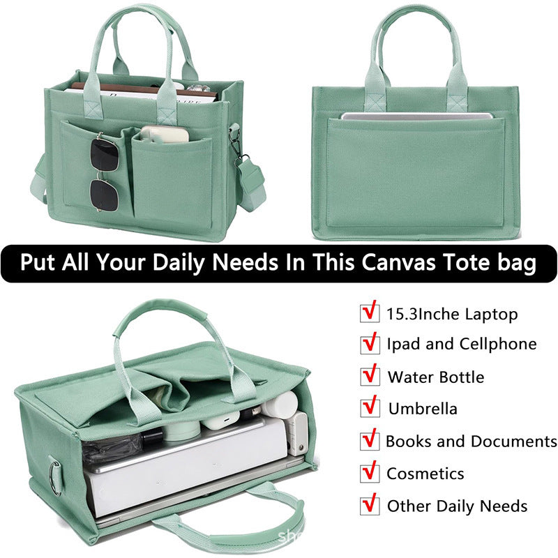 Multifunctional Tote Bag with Sturdy Design and Multiple Compartments Stornfield