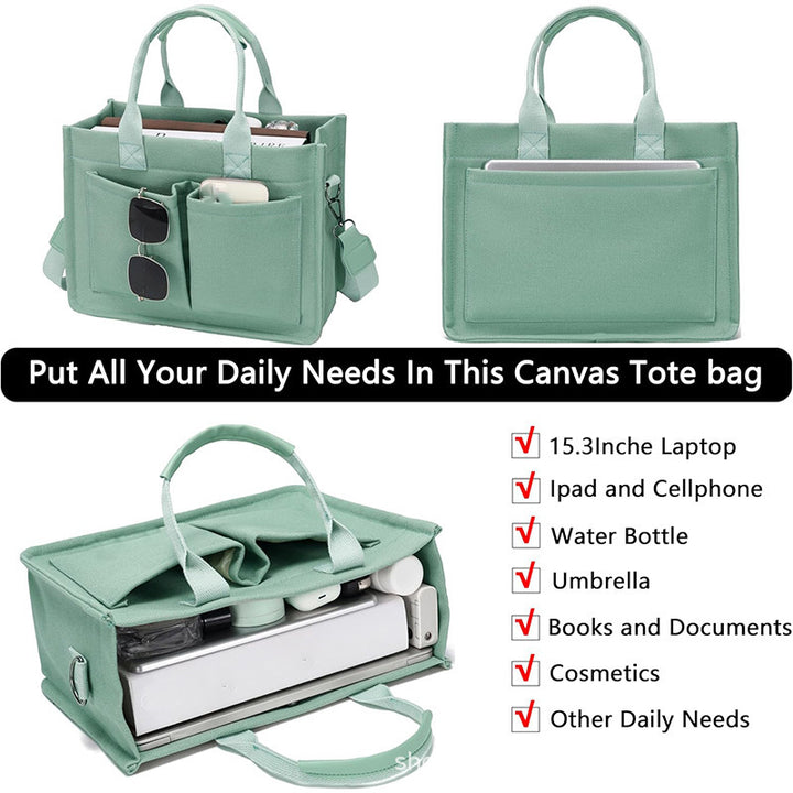 Multifunctional Tote Bag with Sturdy Design and Multiple Compartments Stornfield