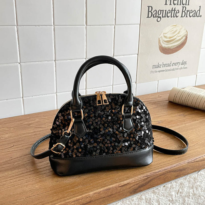 Sequin-Embellished Handbag