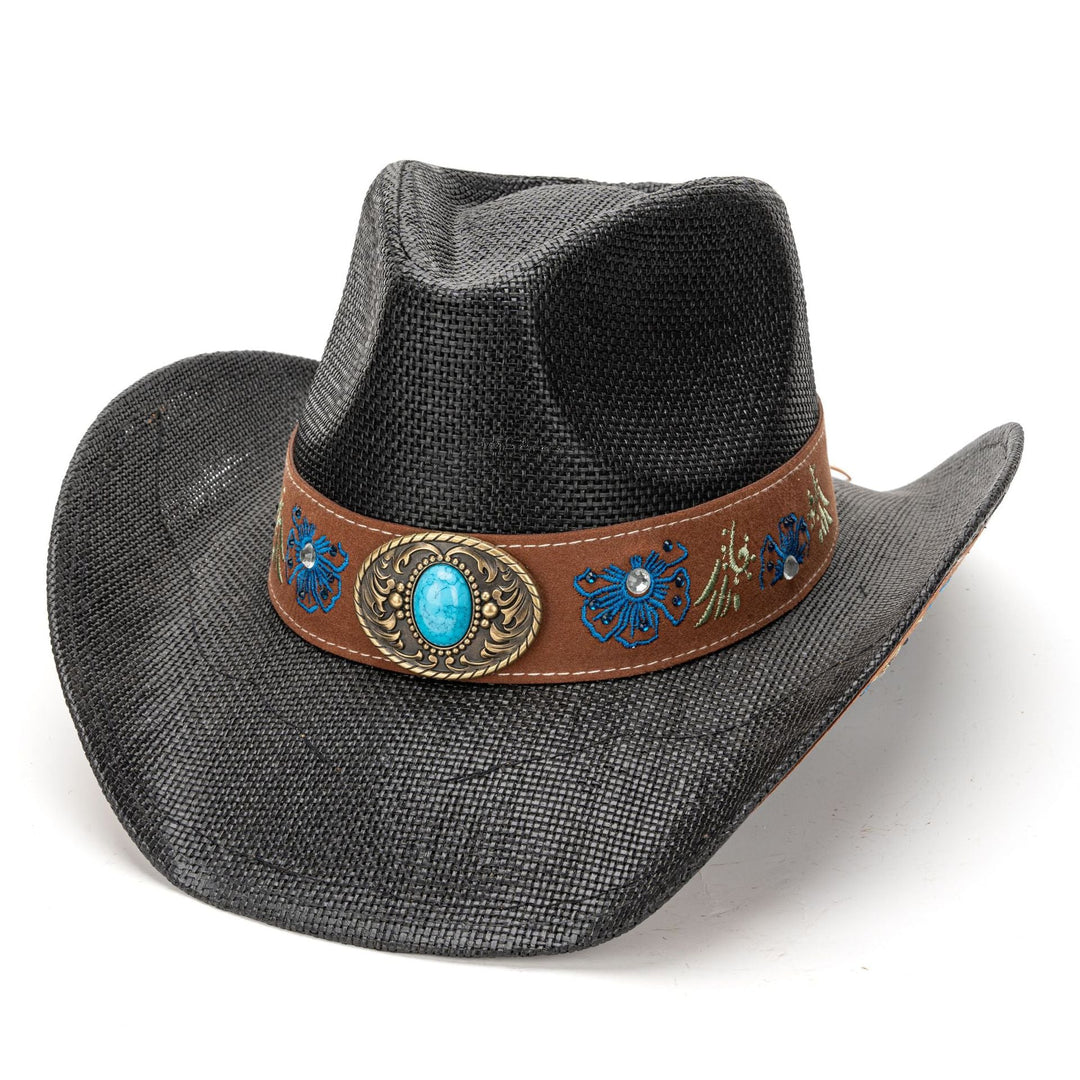 Straw Short Brim Cowboy Hat – Western Style | Stornfield