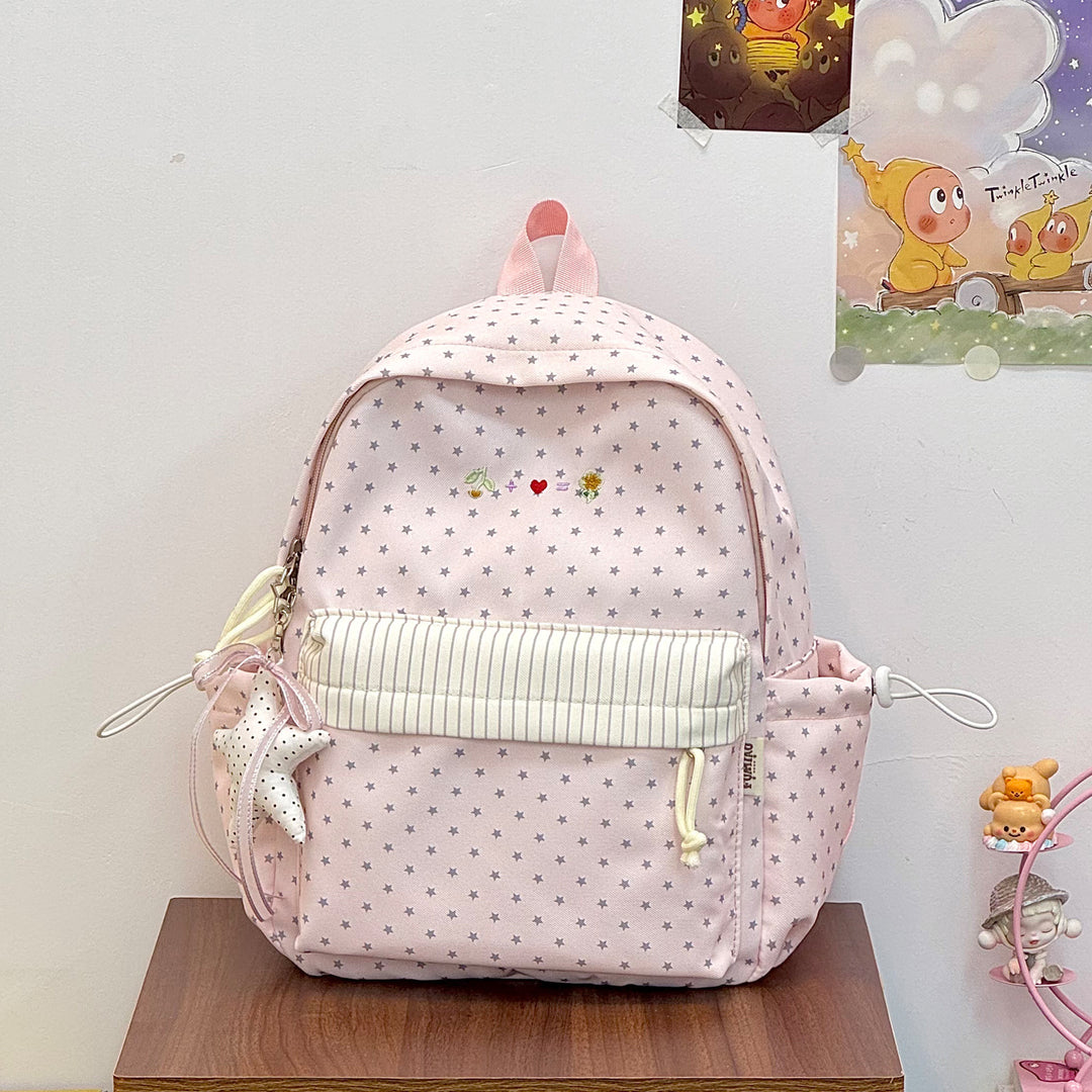 Casual Star-Printed Backpack Stornfield