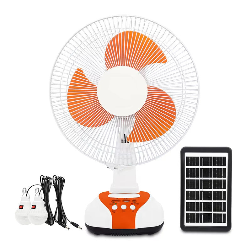 Unisex Solar-powered Table Fan Stornfield