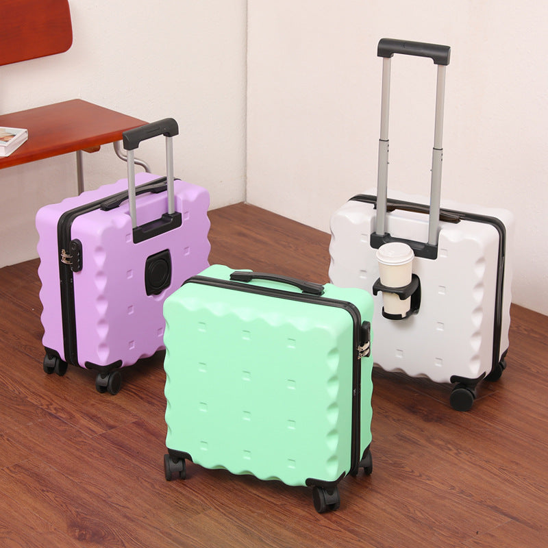Innovative Beverage Holder Rolling Luggage Stornfield
