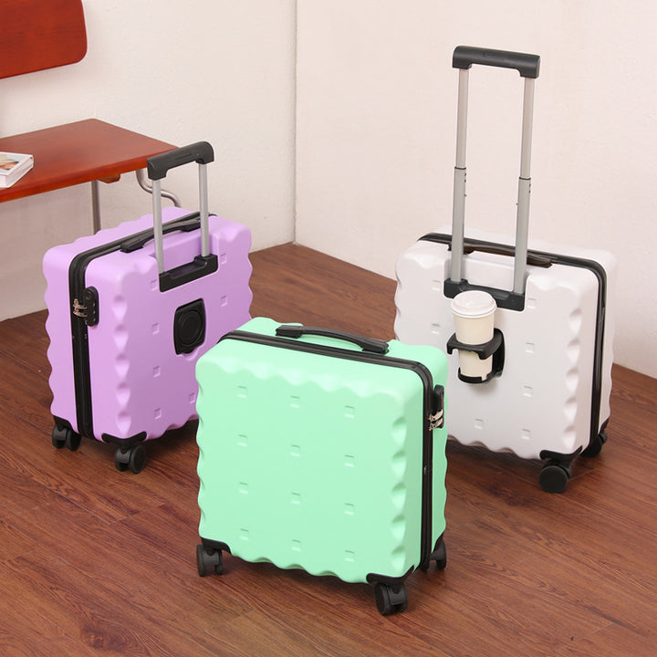 Innovative Beverage Holder Rolling Luggage Stornfield