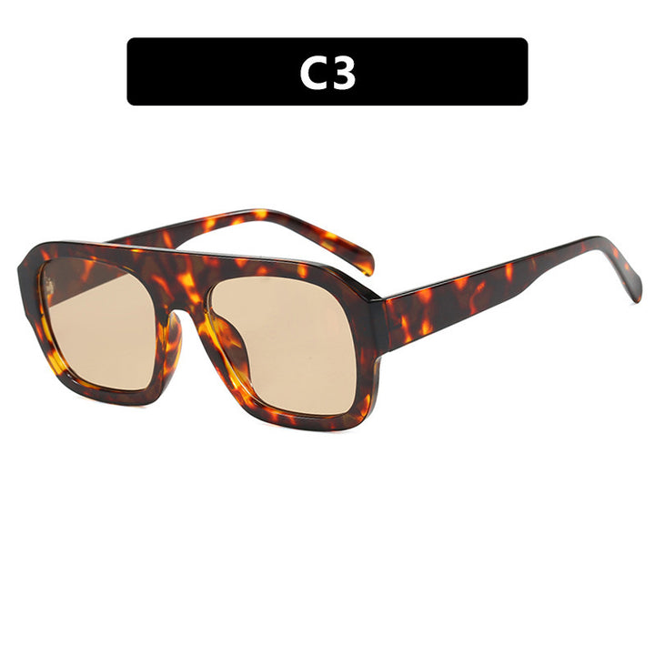 Women's oversized sunglasses with distinctive rectangular frame Stornfield