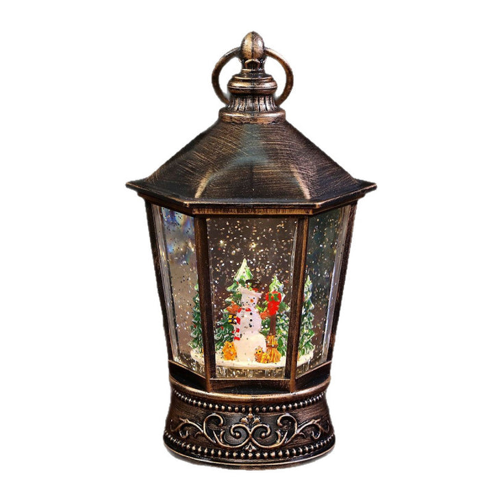 Decorative lantern with Christmas motifs Stornfield
