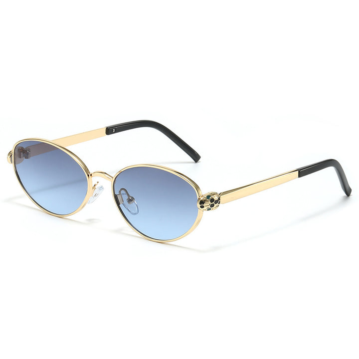 Chic Cat-Eye Sunglasses with Luxurious Gold Accents Stornfield