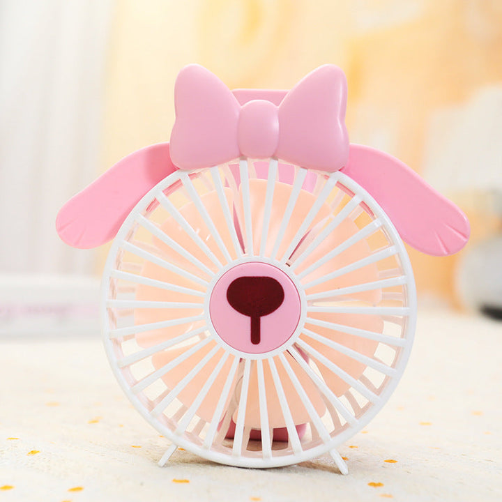 Ladies Portable Hand Fan with Cute Design Stornfield