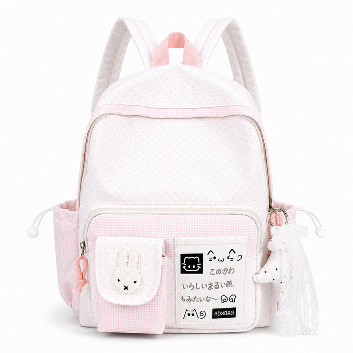 Playful Polka Dot Patterned Backpack Stornfield