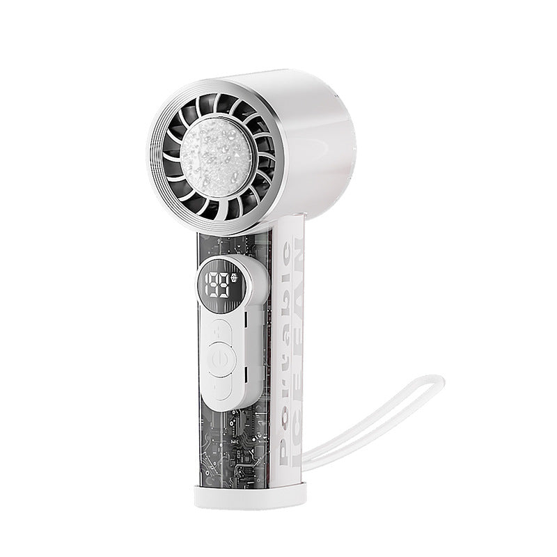 Unisex Portable Mini Fan with Digital Speed Display Stornfield