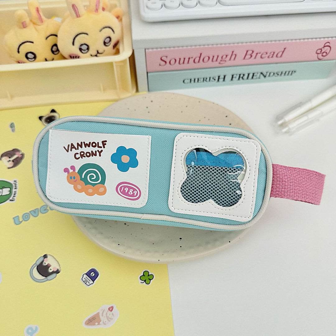 Fun-Themed Multi-Compartment Pencil Case