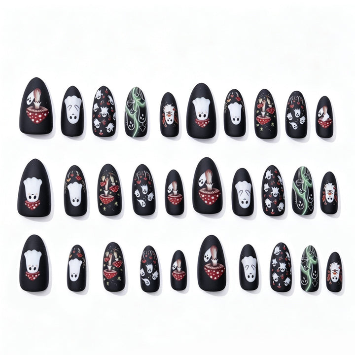 Creative Halloween Themed Press-On Nail Art Stornfield