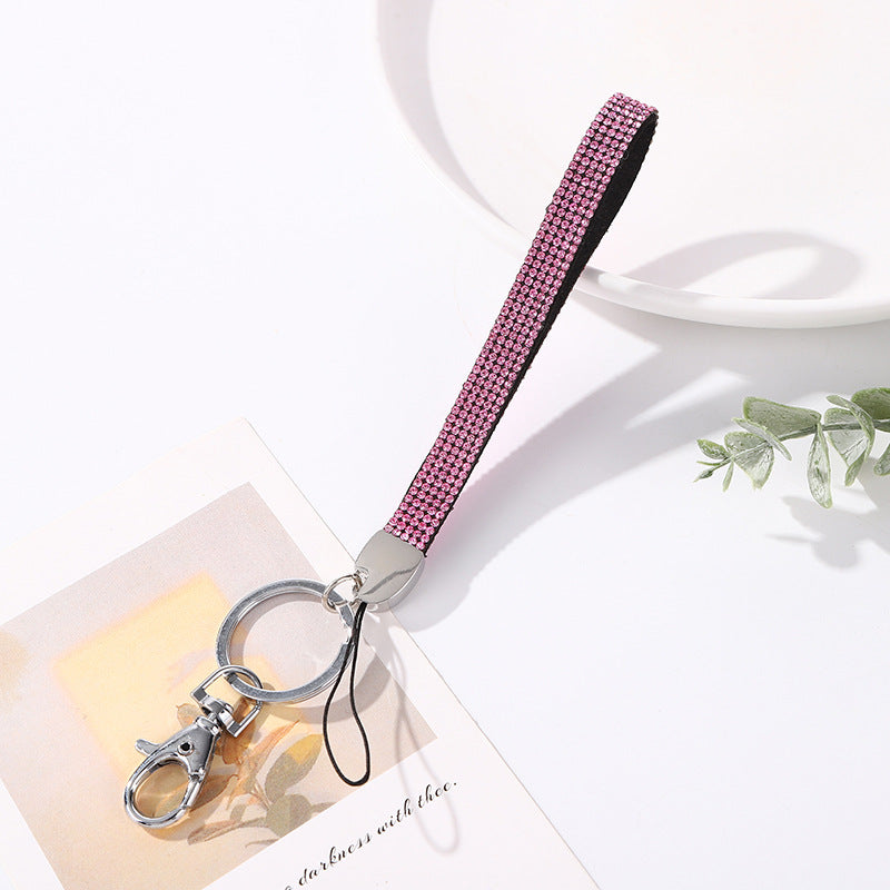 Rhinestone Accent Keychain Holder Stornfield