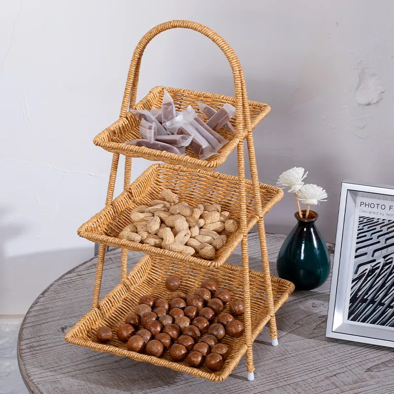 Handcrafted Woven Serving Basket Stornfield