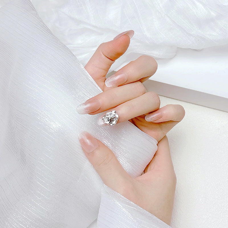 Premium French Tip Press-On Nails Stornfield