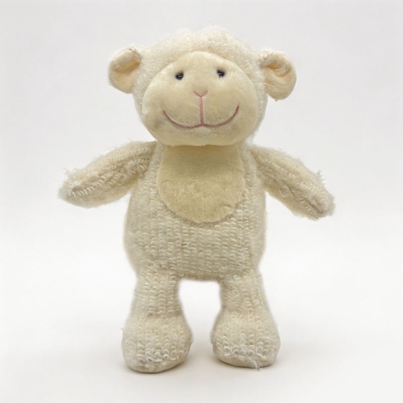 Plush Curly-Knit Sitting Teddy Bear Decorative Soft Toy Stornfield