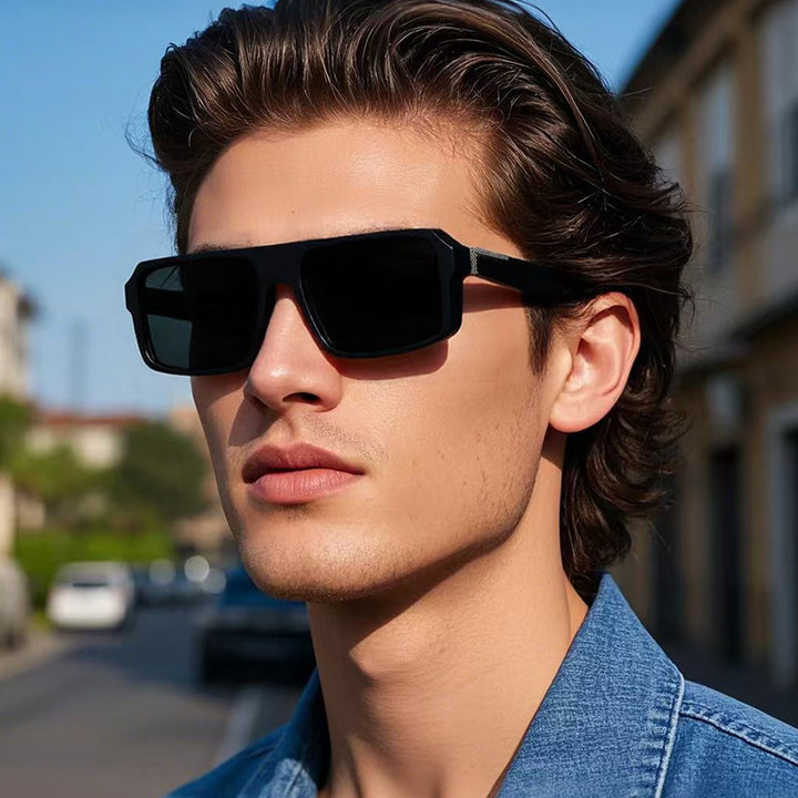 Men's Oversized Rectangular Sunglasses Stornfield