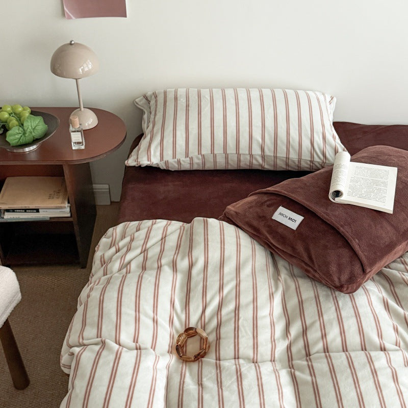 Ultra-Soft Striped Bedding Set