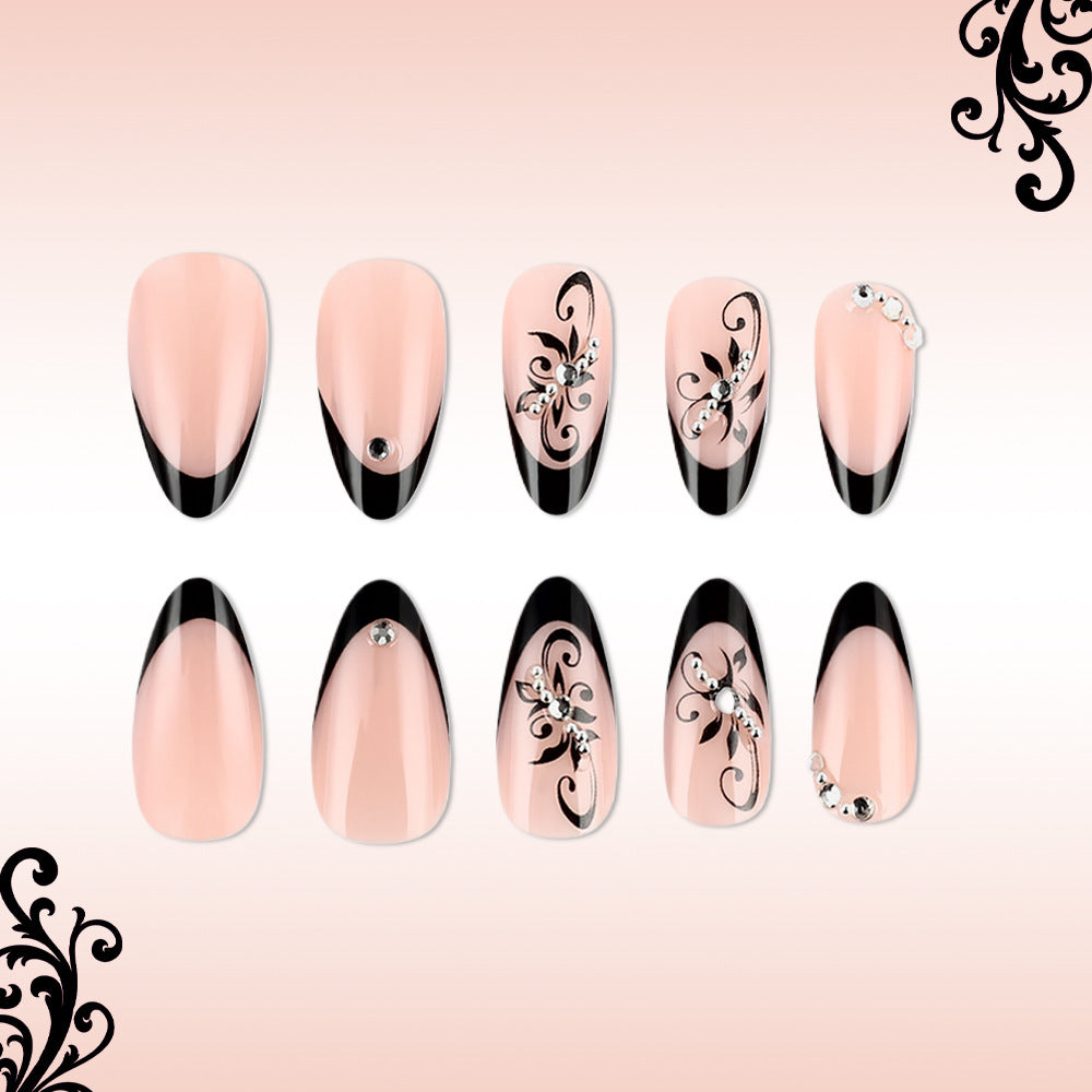 Elegant Sculpted Stiletto Press-On Nails Stornfield