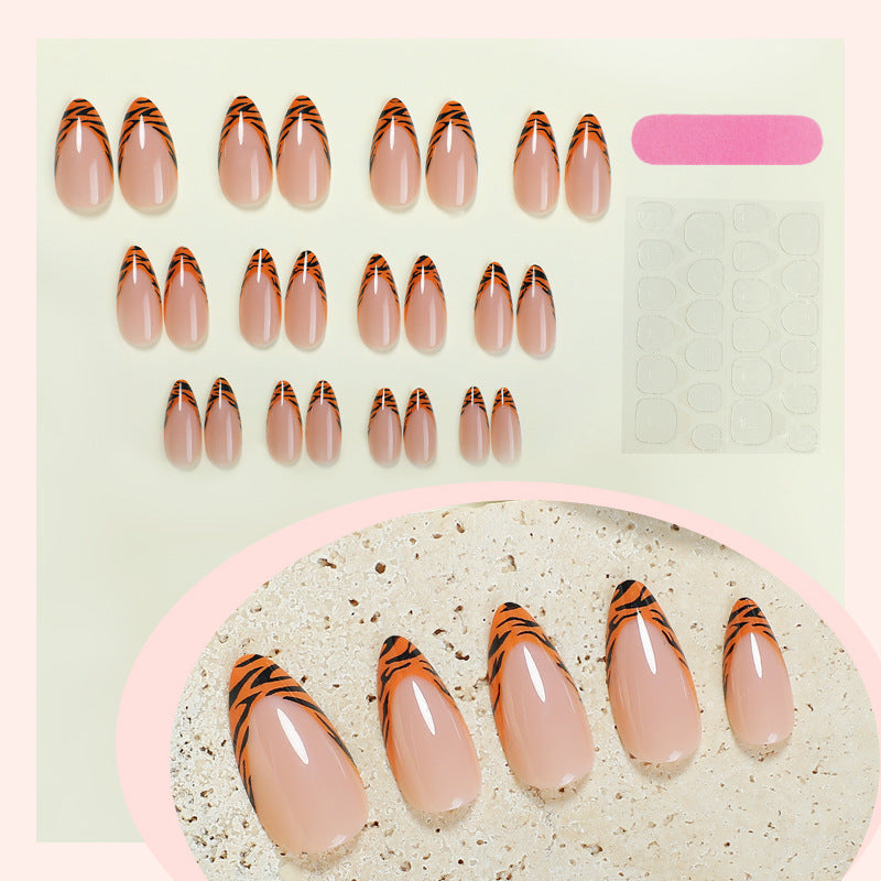 Decorative Stiletto Press-On Nail Set Stornfield