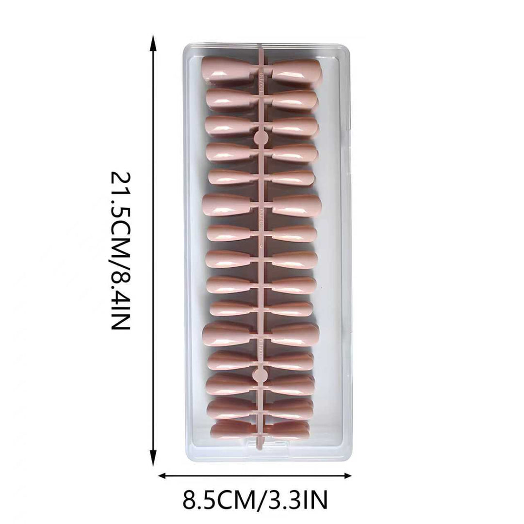 Elegant Long Press-On Nail Extensions Stornfield