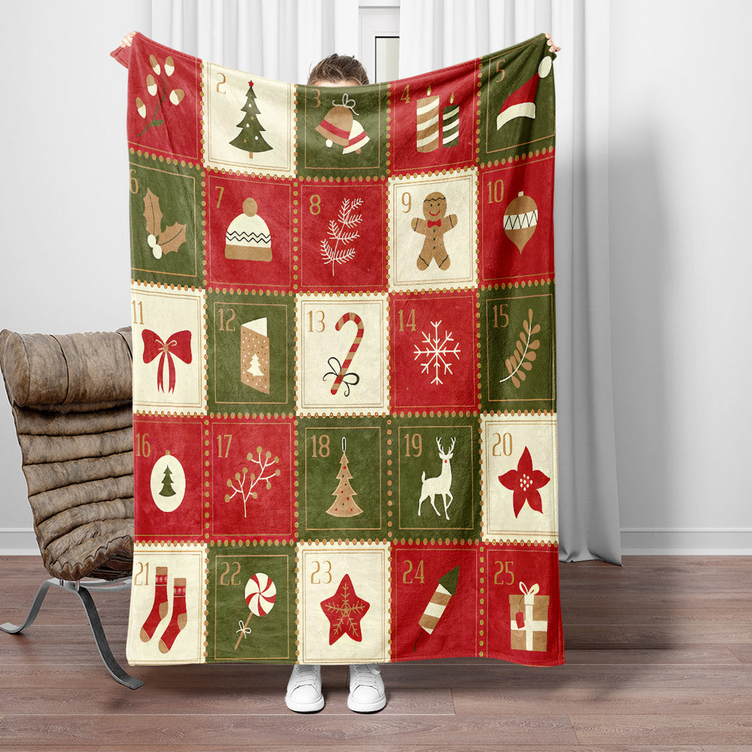 Festive Themed Throw Blanket