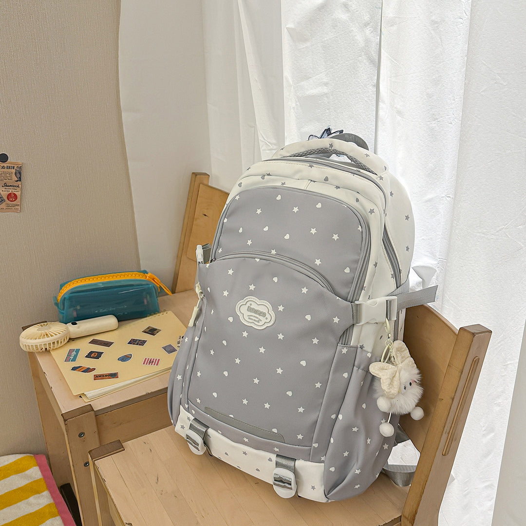 Star-Embellished Ergonomic Backpack Stornfield