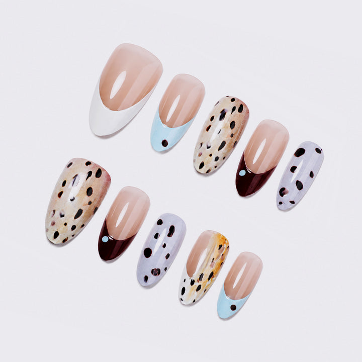 Fashionable animal print artificial nail set Stornfield
