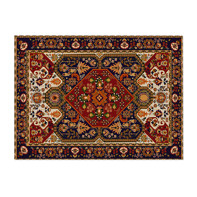 Handwoven-Inspired Oriental Medallion Area Rug