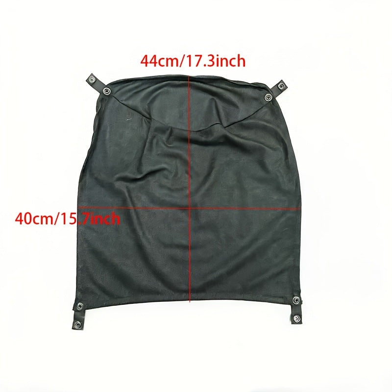detachable breathable mesh canopy for front bicycle wicker basket with snap fasteners Stornfield