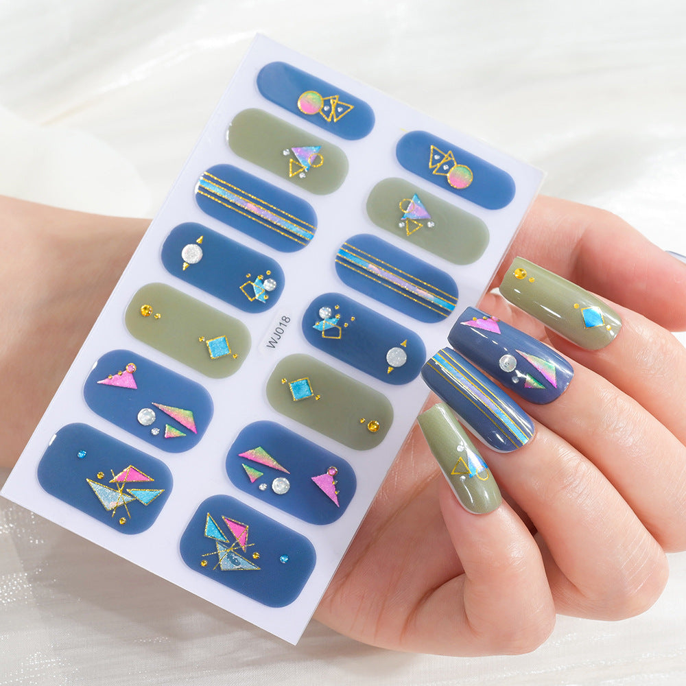 Festive Decorative Nail Art Sheet