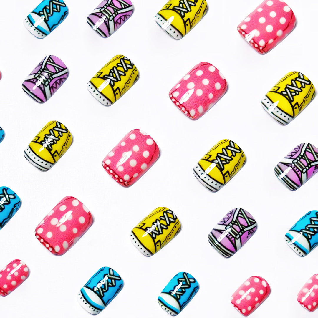 Creative Sneaker Nail Design Stornfield