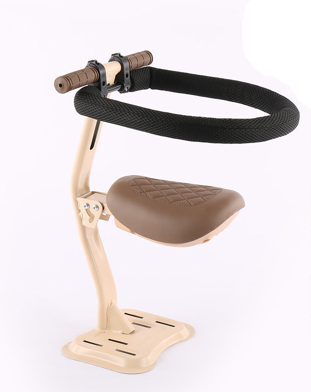 foldable scooter safety seat with padded circular guardrail Stornfield