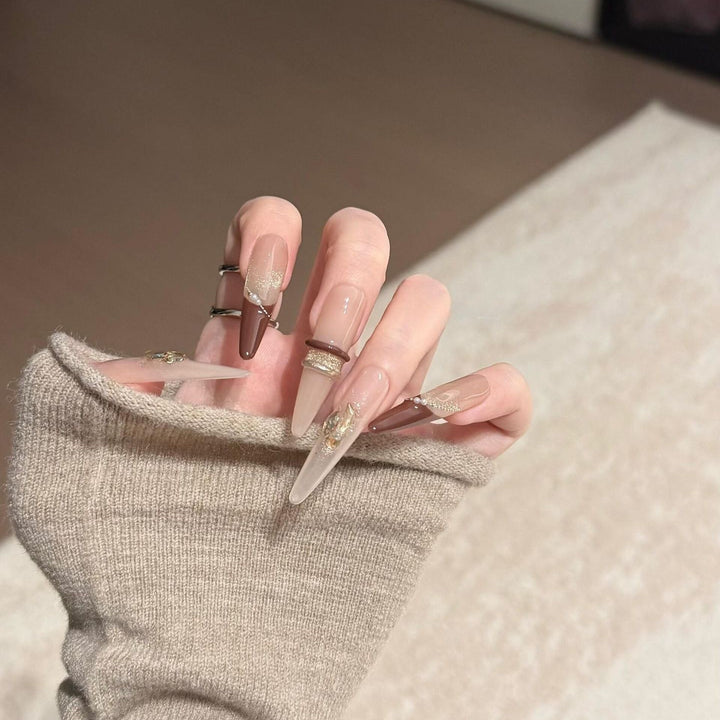 Artificial nails with sparkling accents Stornfield