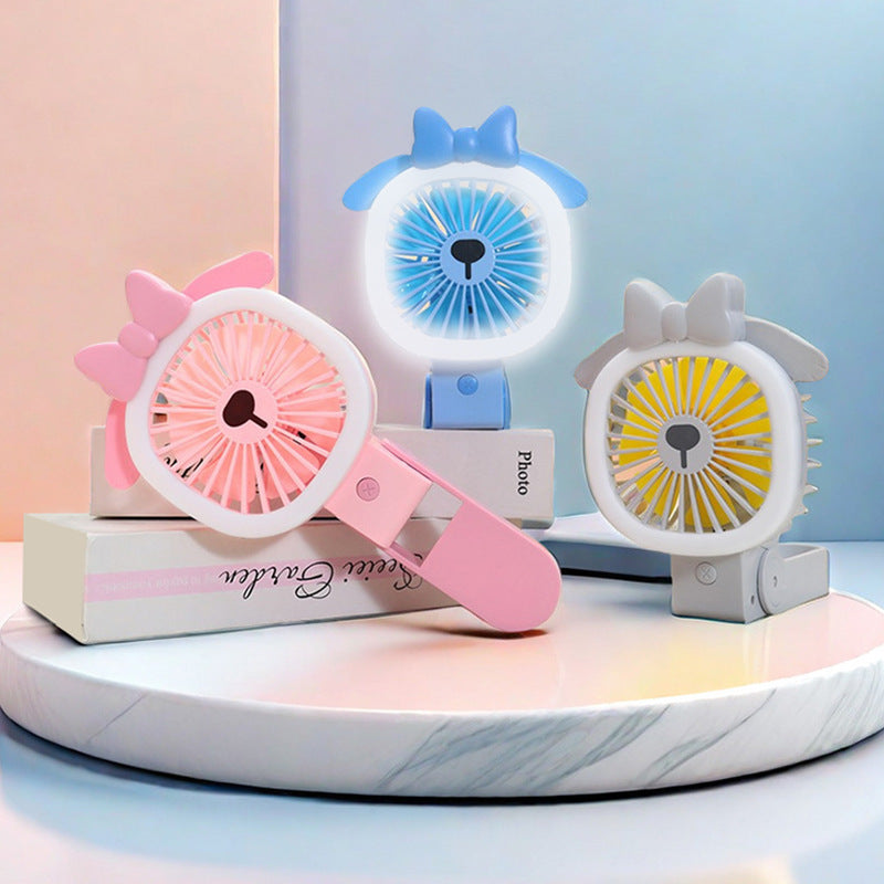 Women's Portable Handheld Fan with Cute Animal Design Stornfield