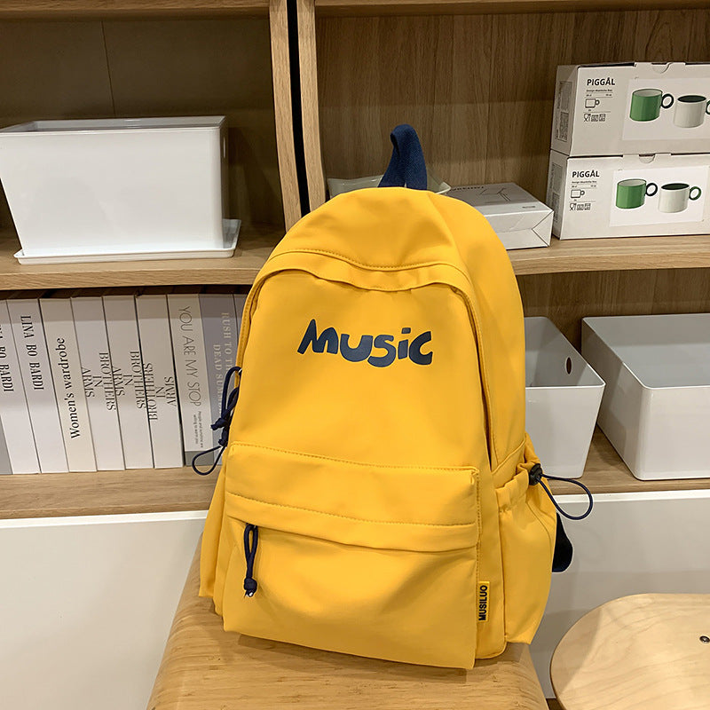 Casual Music-Themed Backpack Stornfield