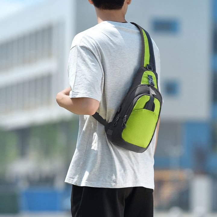 Sling backpack with comfortable back padding and many compartments Stornfield