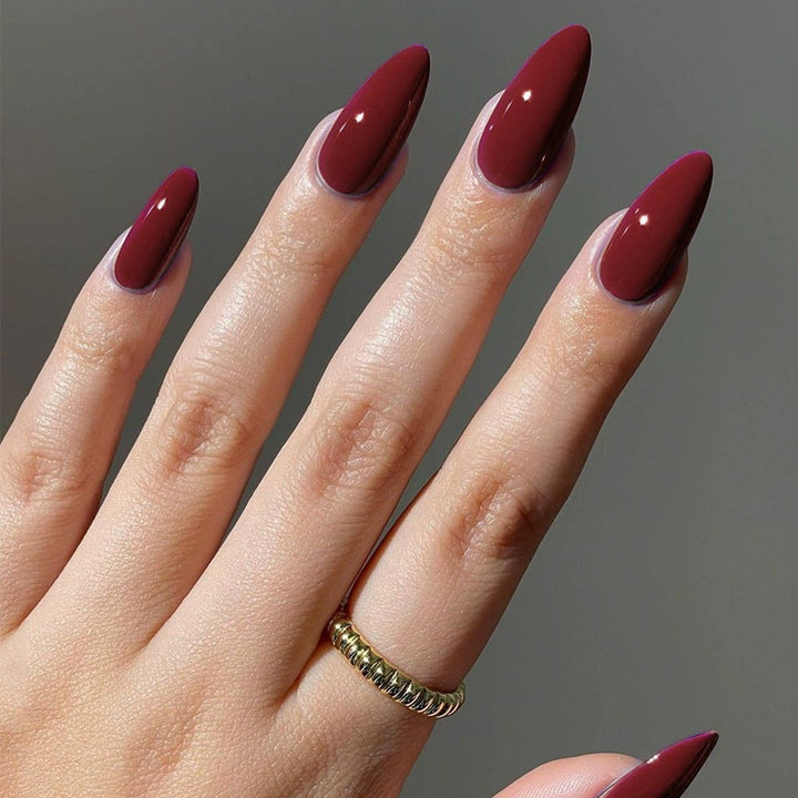 High-Gloss Stiletto Nail Enhancements Stornfield