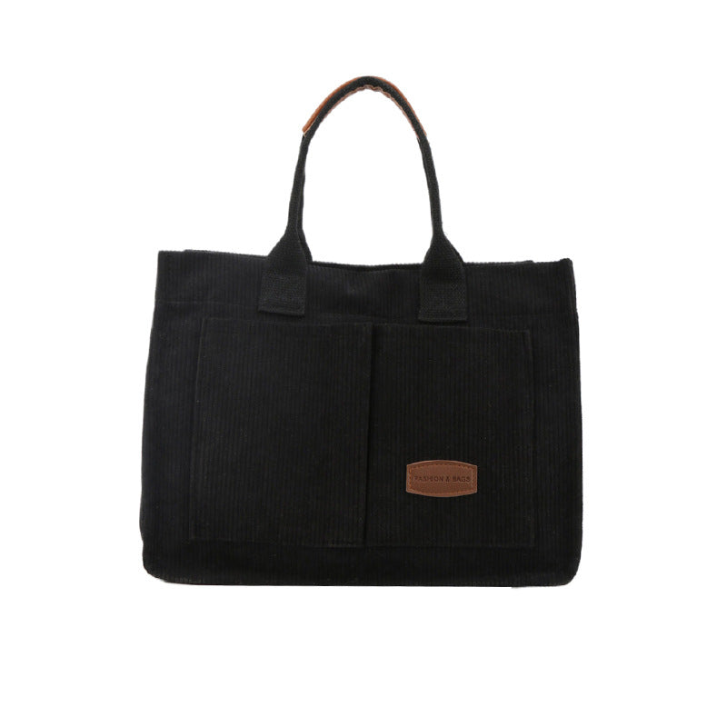 Versatile Corduroy Utility Tote Stornfield