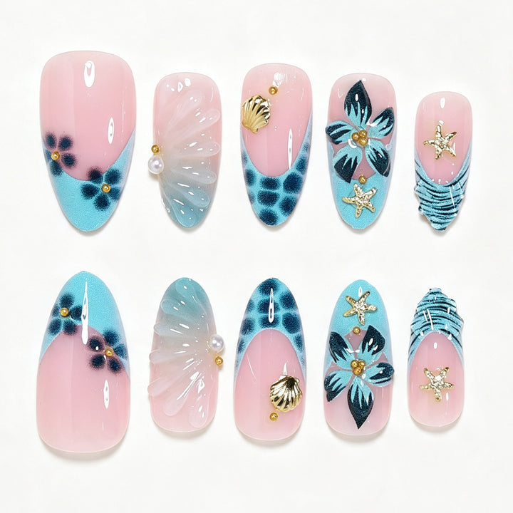 Artistic Long Acrylic Nail Tips Stornfield