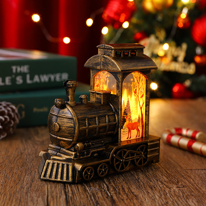 Nostalgic Christmas Train Lantern Stornfield