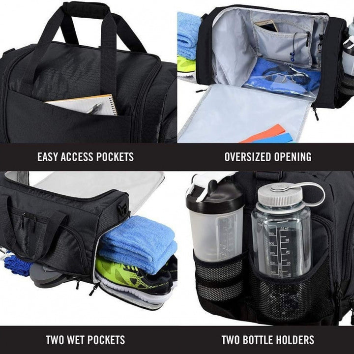 Multi-Pocket Utility Travel Duffel Bag Stornfield
