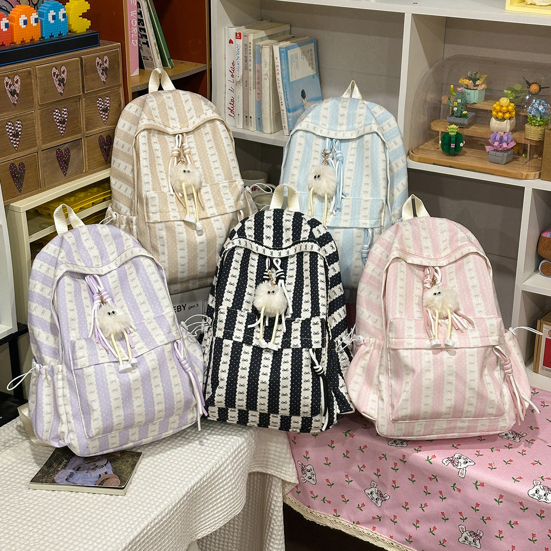 Cute Bow-Embellished Backpack Stornfield