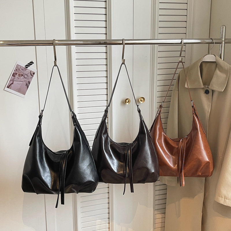 WoLuxurious Soft Leather Shoulder Bag Stornfield
