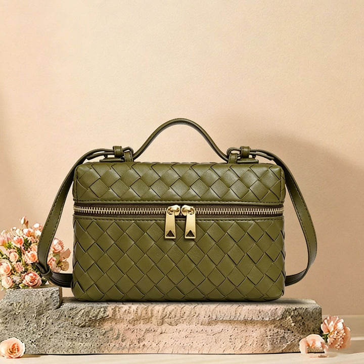 Woven Leather Cosmetic Case Stornfield