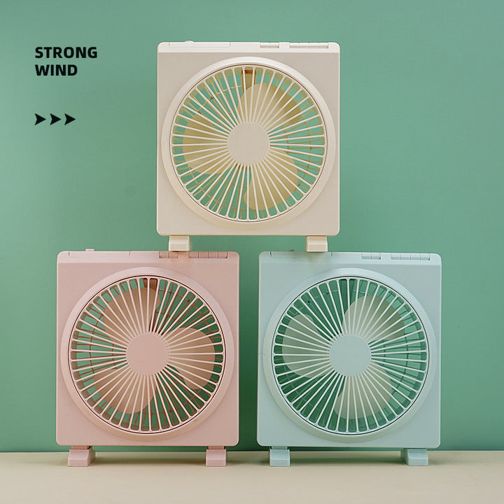 Ladies compact table fan with flexible tilt function Stornfield