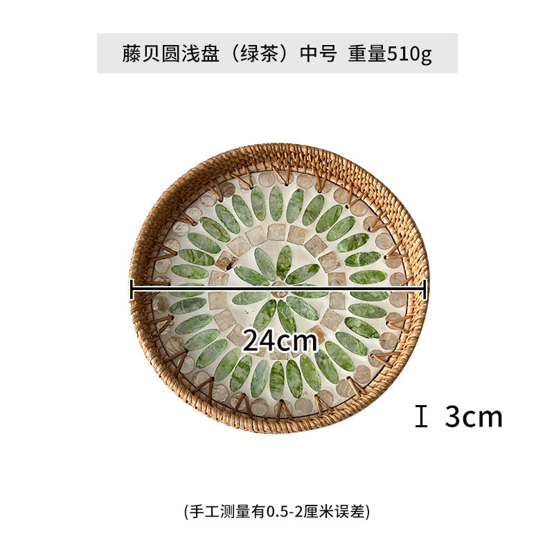 Women's Round Mosaic Serving Platter Stornfield
