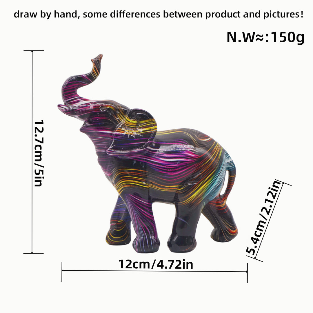 Colorful Elephants Figurine Stornfield