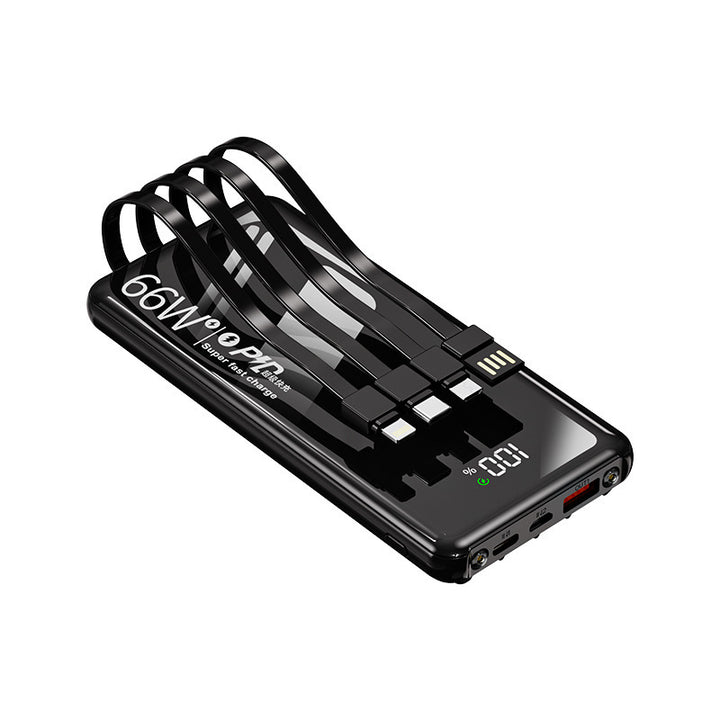 Portable power bank with integrated charging ports and high fast charging performance Stornfield